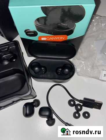 Беспроводные наушники Canyon CND-tbths2B Екатеринбург - изображение 1
