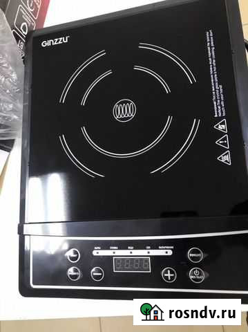 Новая Плита компактная Индукция Ginzzu 2кВт Таймер Уфа - изображение 1