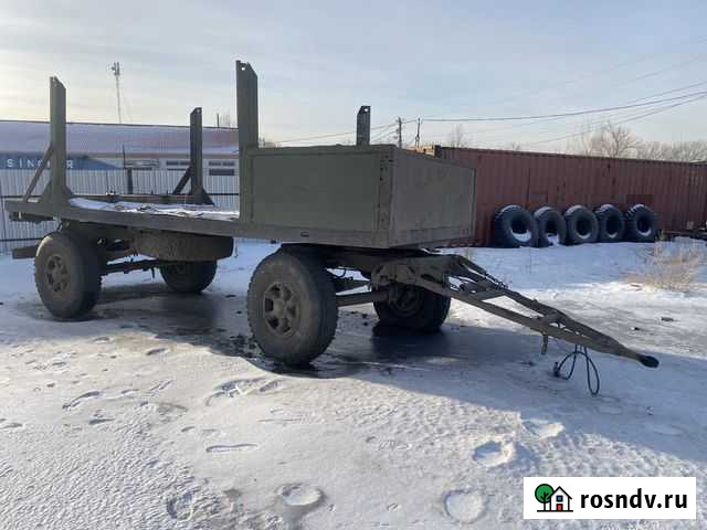 Прицеп лесовоз (сортиментовоз) МАЗ 892620-010, 1979 Бийск - изображение 1