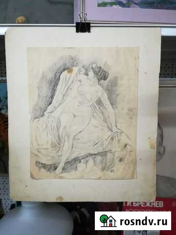 Картина ню художник Гончаров чсхссср Липецк - изображение 1