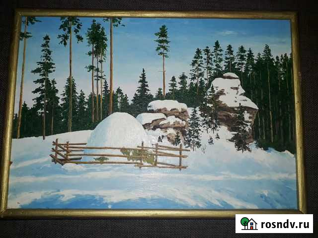 Картина маслом на холсте Екатеринбург - изображение 1