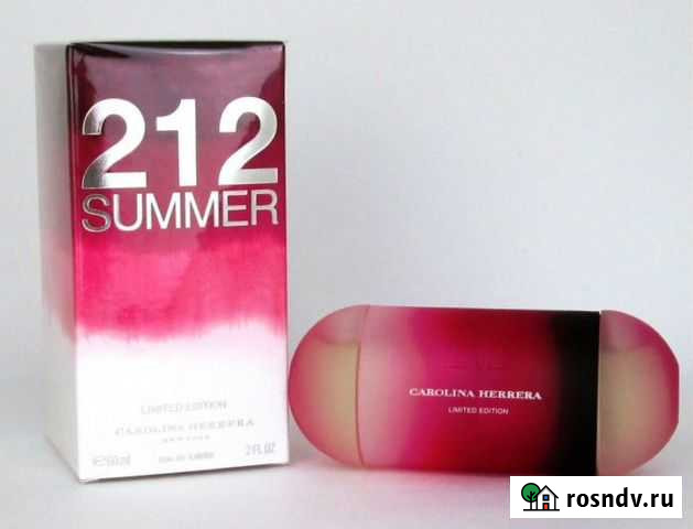 212 Summer Carolina Herrera для женщин Хабаровск - изображение 1