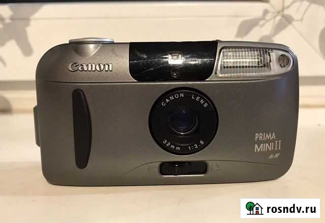 Плёночный фотоаппарат Canon prima mini II Москва - изображение 1