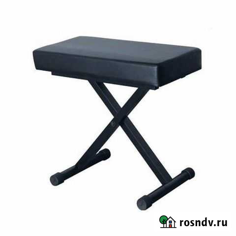 Банкетка для пианино черная Владимир - изображение 1