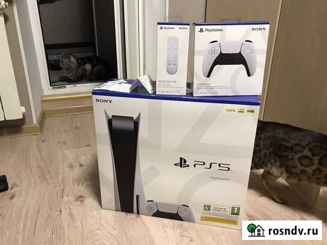 PS5 + геймпад + пульт Великий Новгород - изображение 1