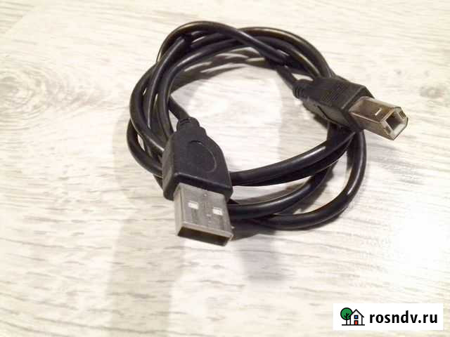 USB Кабель для принтера 120см провод 1.2 метра Москва - изображение 1