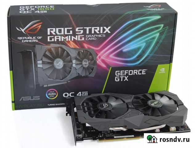 Asus strix GTX-1650 4GB OC Березники - изображение 1