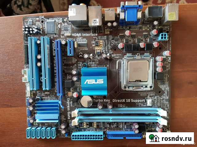Asus p5g43t-m pro + intel core 2 quad q8300 Орехово-Зуево - изображение 1