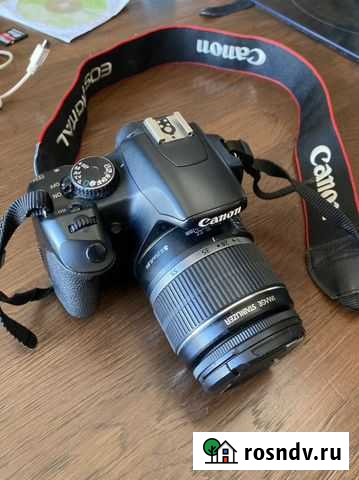 Зеркальный фотоаппарат Canon EOS 450d Москва - изображение 1