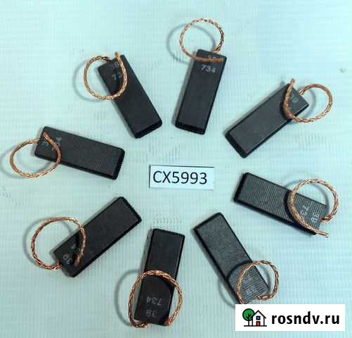 Щетки двигателя 5x13,5x35мм сэндвич CX5993 зам. CU Новосибирск - изображение 1
