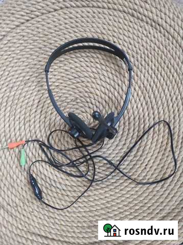 Наушники с микрофоном для пк Иркутск - изображение 1