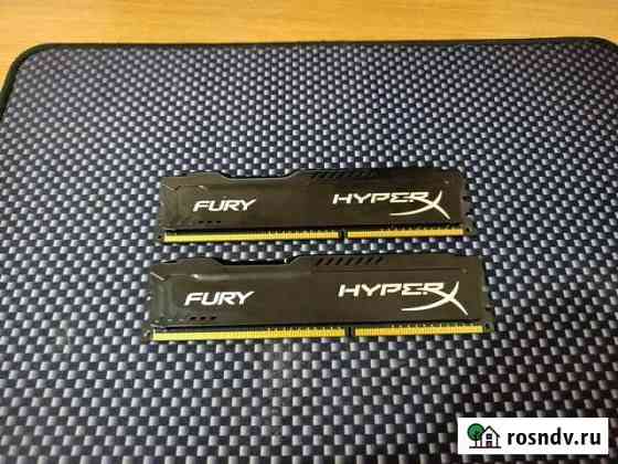 Оперативная память Kingston HyperX DDR3 1600 4Гбх2 Пикалево