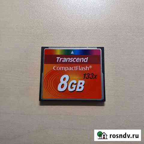 Карта памяти Transcend 133x CompactFlash 8гб Новокузнецк