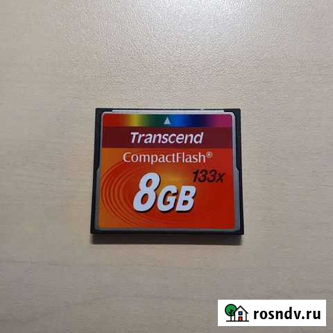 Карта памяти Transcend 133x CompactFlash 8гб Новокузнецк - изображение 1