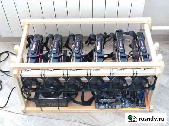 6 шт Gigabyte RTX 2070 8Gb / риг на 261 мх Санкт-Петербург