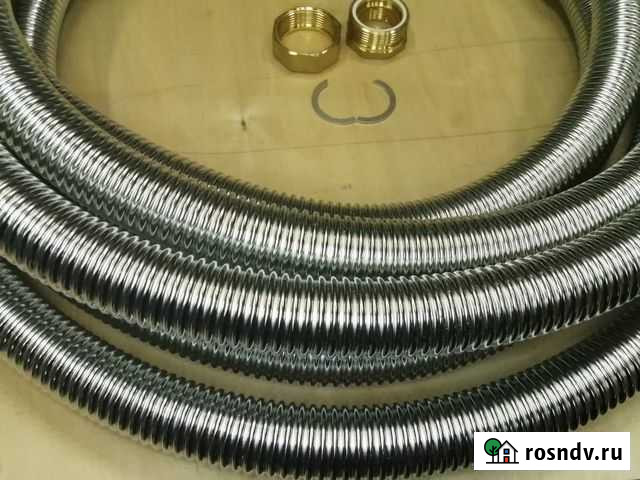 Труба нержавеющая гофрированная с фитингами Егорьевск - изображение 1