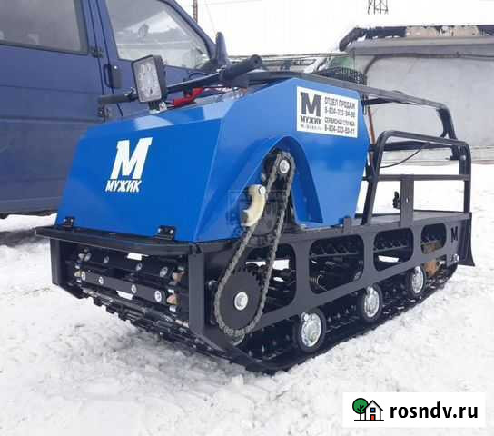 Мотобуксировщик Мужик М600 Лонг 15лс (длинная гус) Улан-Удэ - изображение 1