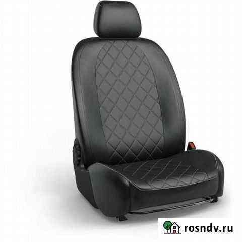 Авто чехлы, на Аллион 260 черные, ромбом Белогорск