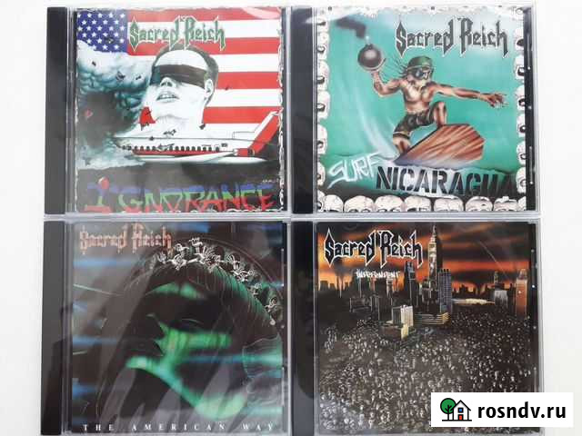 CD диски Sacred Reich, Death Angel, Dark Angel Октябрьский - изображение 1