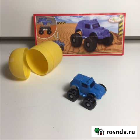 Киндер сюрприз игрушка машинка джип Балашиха - изображение 1