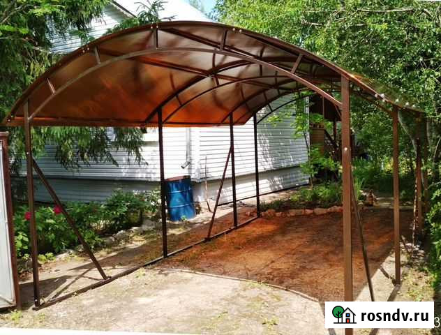 Навес практичный 3,5 х 5. Простая сборка на болтах Боровск - изображение 1