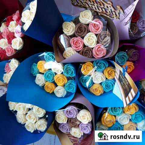 Съедобные букеты, шоколадные наборы на новый год Самара