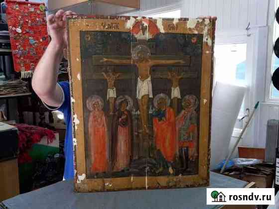 Большая старинная икона Чебоксары