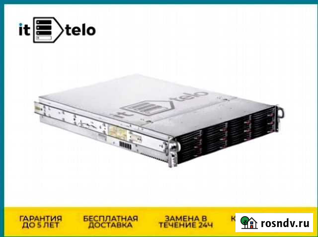 Сервер SM 6027R/12LFF/SAS3/2бп/2x2680v2/8gb Екатеринбург - изображение 1