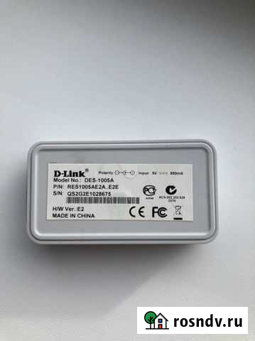 Коммутатор d-link des 1005A Саратов - изображение 1
