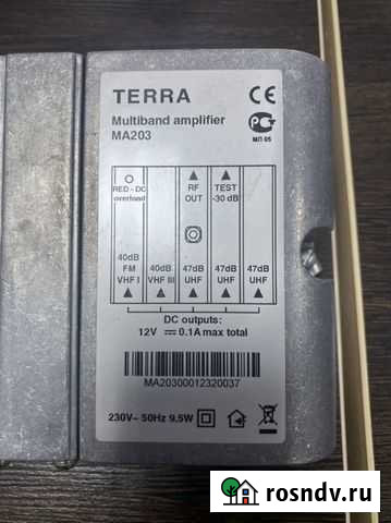 Усилитель Terra MA 203 Набережные Челны - изображение 1