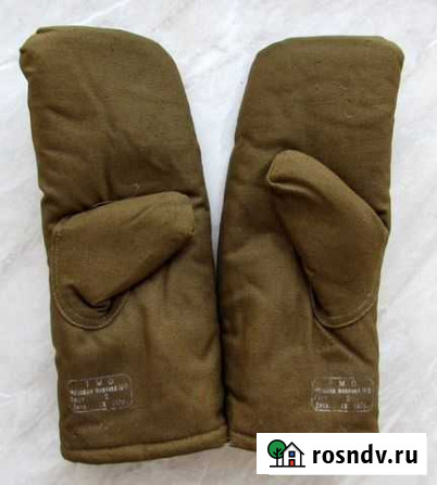 Рукавицы меховые зимние армейские советские Тула - изображение 1