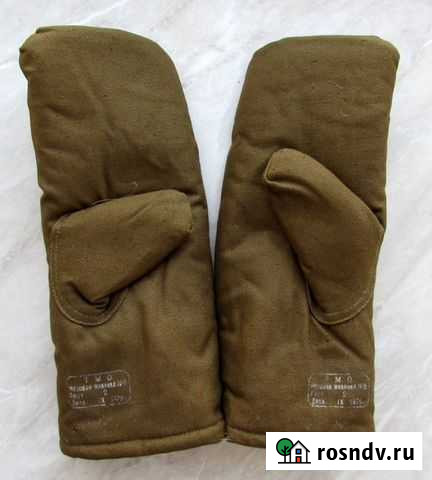 Рукавицы меховые зимние армейские советские Тула - изображение 1