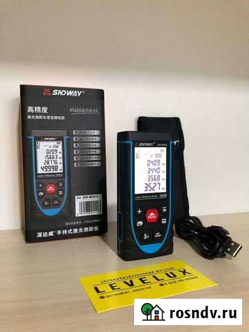 Лазерная рулетка аккумуляторная sndway 50M Хасавюрт - изображение 1
