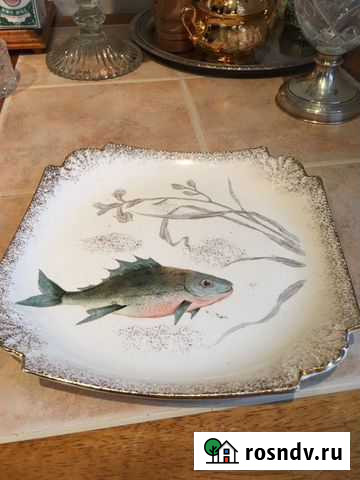 Продажа тарелка Franz Anton Mehlem 1885-1920 Обнинск - изображение 1