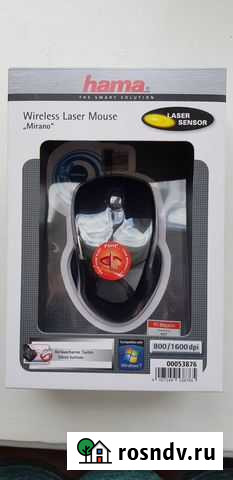 Беспроводная лазерная мышь hama Ижевск - изображение 1
