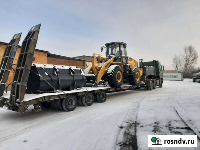 Услуги аренда низкорамного трала полуприцепа грузо Красноярск - изображение 1