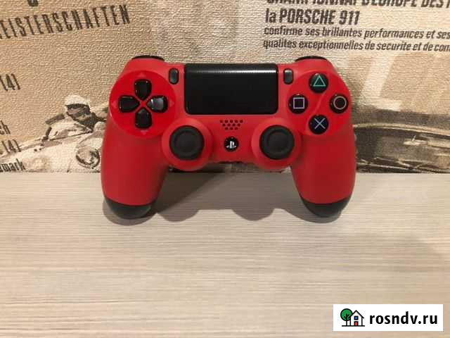 Красный оригинальный Dualshock 4 Rev.1 Ульяновск - изображение 1