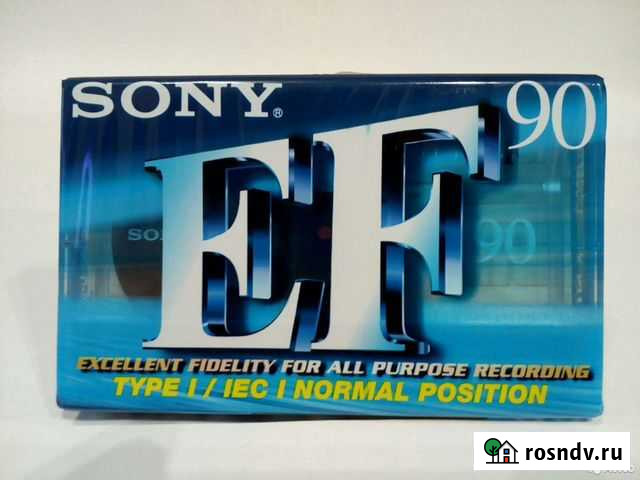 Аудиокассеты Sony EF90 Вологда - изображение 1