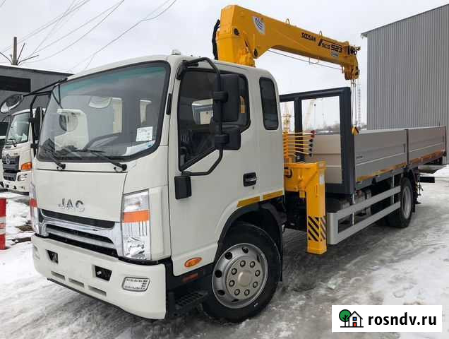 JAC N120 с КМУ, 2021 Иркутск - изображение 1