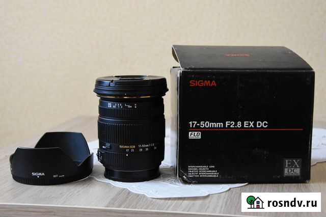 Объектив Sigma AF 17-50mm F2.8 EX DC HSM/Sony Салават - изображение 1