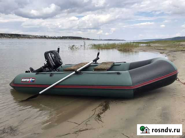Лодка Хантер 330 А с мотором Mercury 5 л/с 4 тактн Свирск - изображение 1