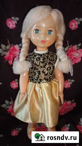 Кукла СССР паричковая 50 см / игрушка старая Тверь - изображение 1