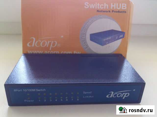 Switch Коммутатор Acorp HU8D Самара - изображение 1