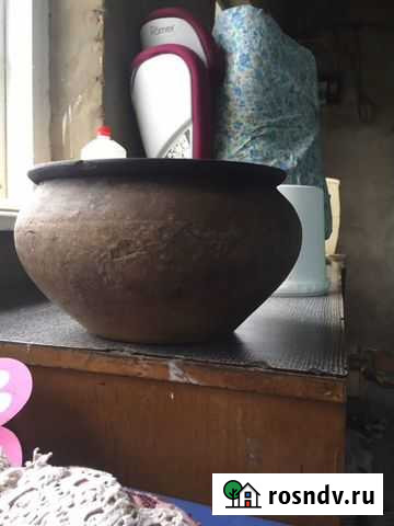 Горшок глиняный старинный Рославль - изображение 1