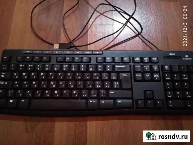 Клавиатура logitech k200 usb Москва - изображение 1