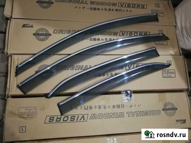 Ветровики Ветровики Toyota Corolla 180+хром Белогорск - изображение 1