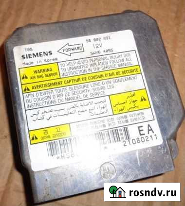 Блок управления SRS 96802931 chevrolet Мичуринск - изображение 1