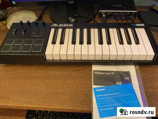 Midi клавиатура alessis v25 Щёлково - изображение 1
