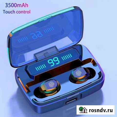 Беспроводные сенсорные наушники. Оригинал.3500 mAh Красноярск
