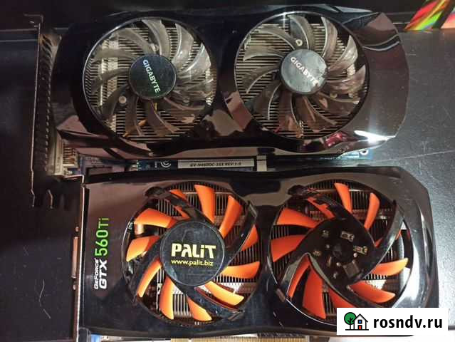 Нерабочие видеокарты GTX 460 GTX 560Ti Краснодар - изображение 1